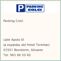 parking colci